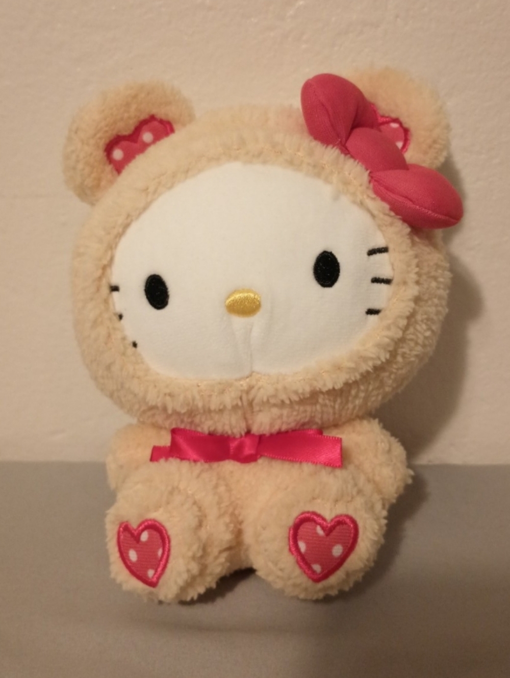 Sanrio Hello Kitty Bear Ivory Plush